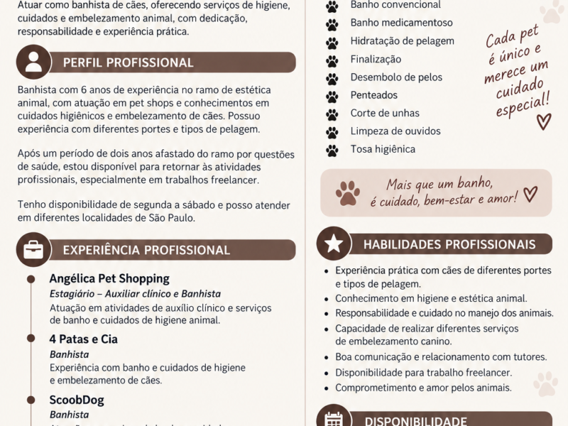 Banhista freelancer